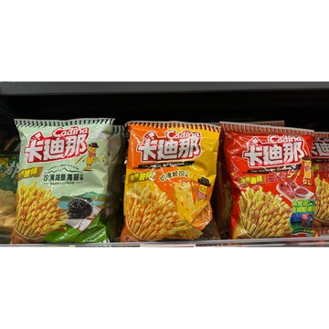 卡迪那 德州薯條 茄汁/沙漠鹽湖海苔/切達起司 70g聯華食品 卡迪那薯片 馬鈴薯 餅乾 零食