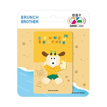 Easycard 早午餐兄弟系列SuperCard悠遊卡-度假Puppy(受託代銷)