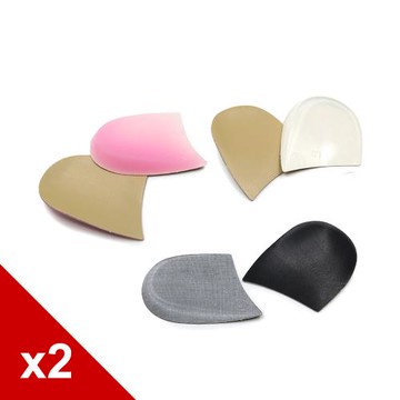 糊塗鞋匠 優質鞋材 E17 矽膠O型腿後跟墊 2雙