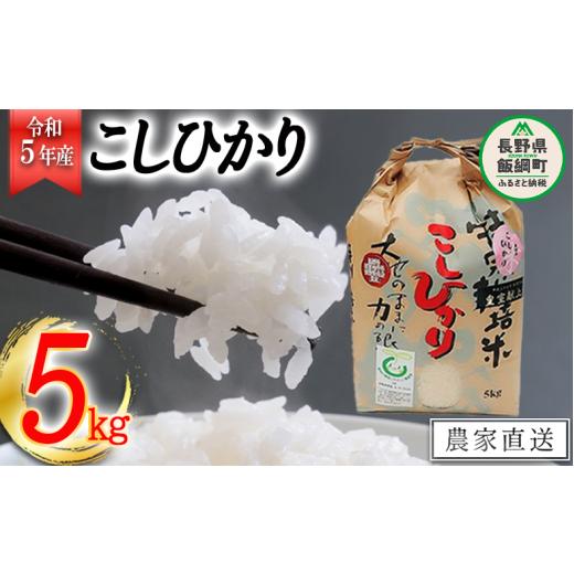 ふるさと納税 長野県 飯綱町 米 皇室献上実績 こしひかり 5kg 令和5年産 特別栽培米 なかまた農園 沖縄県への配送不可 2023年10月上旬頃から順次発送予定 …