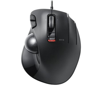 全新  日本 ELECOM M-XT3URBK 有線滑鼠6鍵式 光學軌跡球 滑鼠 日本代購