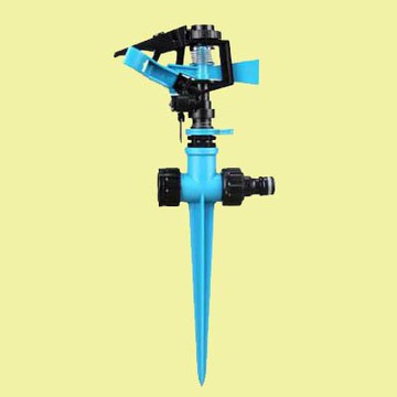 【單旋轉噴頭+接頭一套-KN228-1套/組】4分雙通多串聯插地式園藝農用自動灑水器-5170855