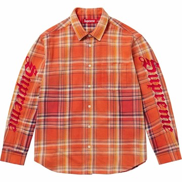 Supreme SS25 Week2 Old English Plaid Flannel Shirt 三色 格紋長袖襯衫