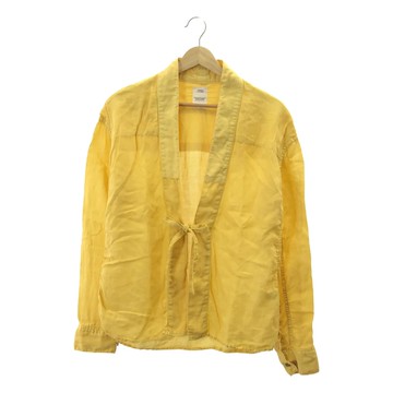 visvim  LHAMO SHIRT 亞麻 Ramo Haori 襯衫 | 1 碼 | 黃色 | 男士
