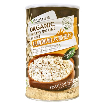 Vilson 米森 有機即食大燕麥片  1罐  880g