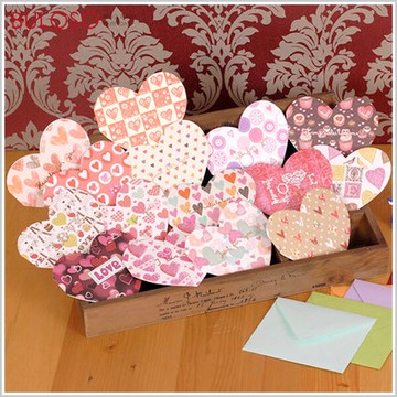 MINI1409愛心吊掛小卡片  祝福 卡片 感謝 創意 節日（不挑色 款）【DYP1409】【不囉唆】