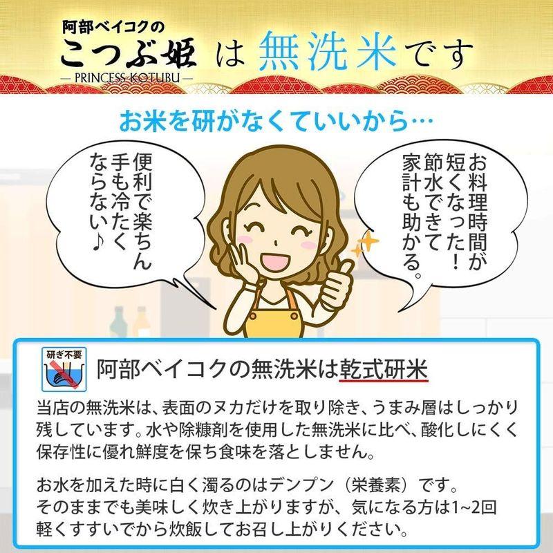 精米 無洗米 20kg (5kgx4袋) こつぶ姫 山形県産 白米