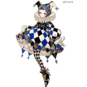 【6 月新品】07-133-0231 人物貼紙 馬戲團風格