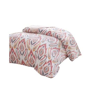 免運 joanna 牛奶絨雙人暖暖被 200x150cm 孔雀橘粉 (附盒)