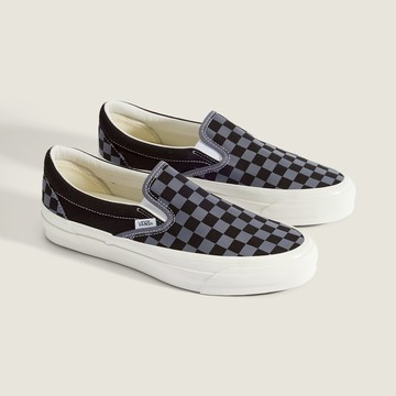 Premium LX Classic Slip-On 98 黑灰色棋盤格滑板鞋