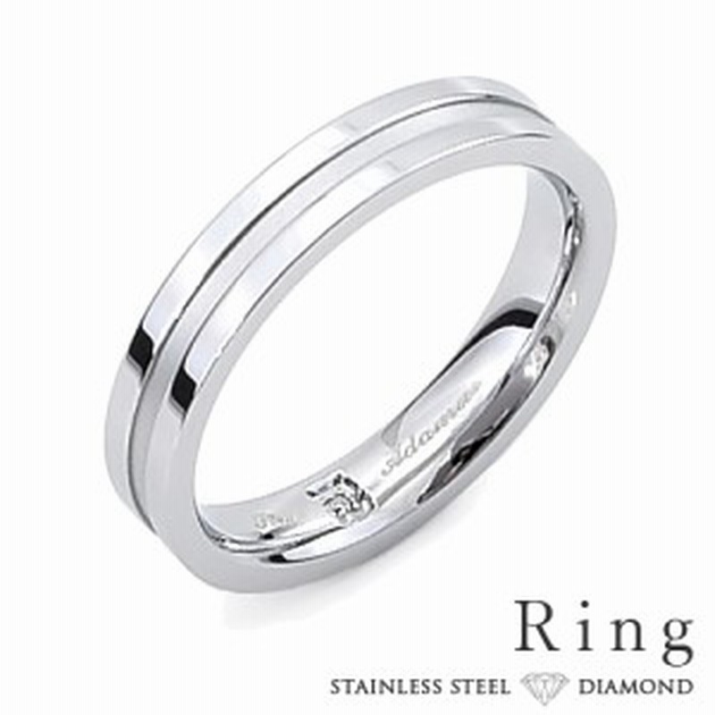 リング メンズ ステンレス 刻印 ダイヤモンド シンプル シルバーカラー 艶消し マットライン 内側石留め おしゃれ 指輪 サージカルステン 通販 Lineポイント最大1 0 Get Lineショッピング