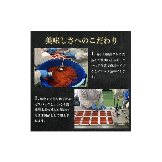 ふるさと納税 北海道 森町 新いくら醤油漬け 100g×6パック（鱒卵）いくら イクラ 小分け 醤油漬け 鱒卵 森町 いくら醤油漬け …