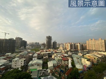 XJ松竹昌平｜宏台松御｜高樓三面採光視野三房平車｜台中市北屯區松竹路二段