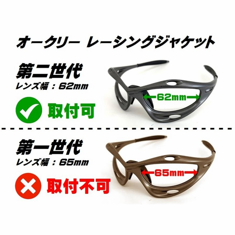 LINEGEAR オークリー 第2世代初期レーシングジャケット用 UV420 ポリカ 