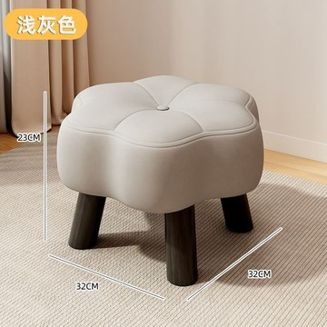 【台灣-出貨】小凳子家用矮凳創意客廳實木沙發凳茶几軟包小板凳結實耐用換鞋凳ytsd