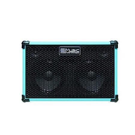 Coolmusic BP40D Powered Acoustic Guitar Amplifier- Portable Bluetooth Speaker 80W W Battery with Reverb Chorus Delay Effect, Inputs,3 Band E並行輸入