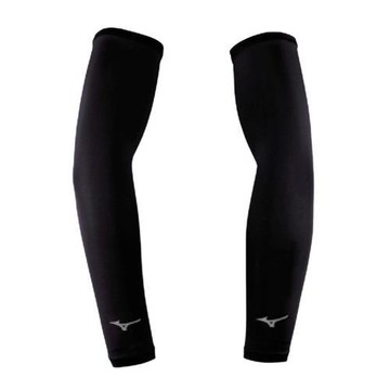 Mizuno 美津濃 袖套 排汗 抗UV 反光 黑【運動世界】32TYBG0109Q