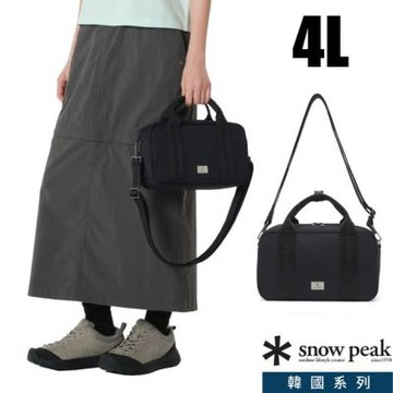 【Snow Peak SK】Softwill 提花小型保齡球包4L.休閒時尚兩用手提/ SKS26SWFCB28 DN 深海軍藍色