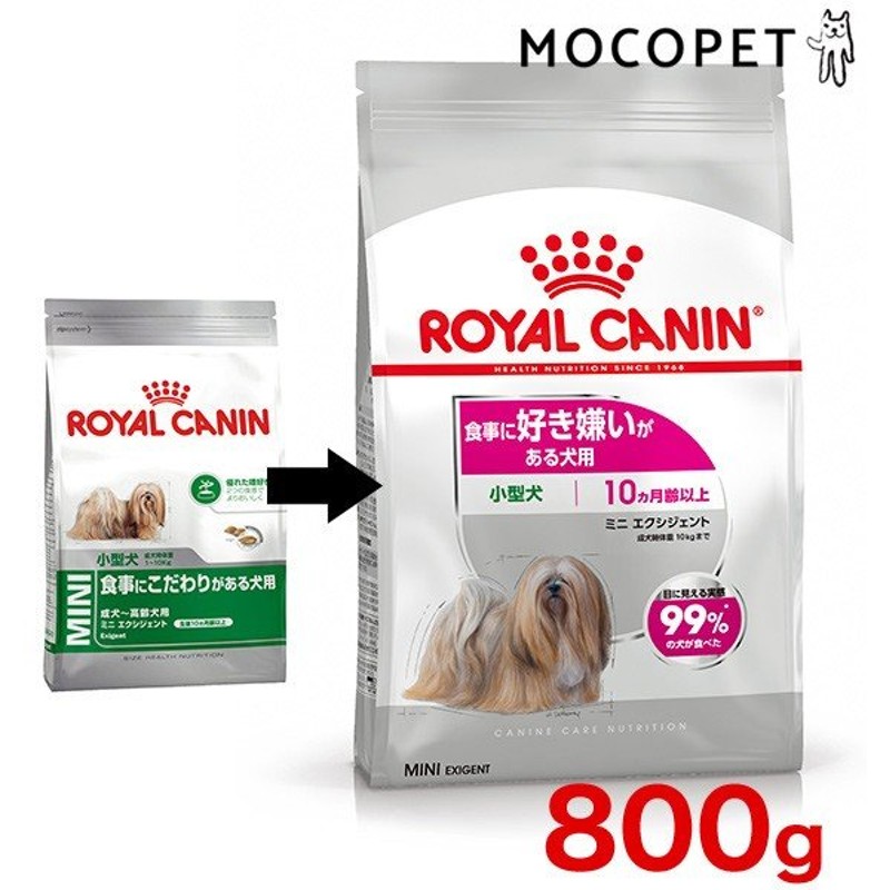 ロイヤルカナン ミニ エクシジェント 800g 成犬用 食事に好き嫌いがある犬用 生後10ヶ月齢以上 小型犬用 W Ccn Rcsc 通販 Lineポイント最大0 5 Get Lineショッピング