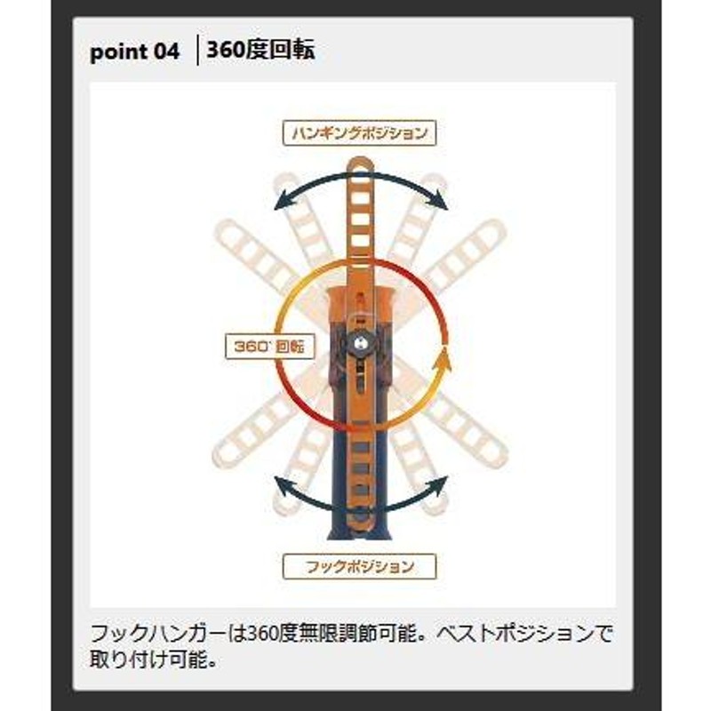 プロックス(PROX) ゼビオ ターンロックロッドホルスター VC305 | LINEショッピング