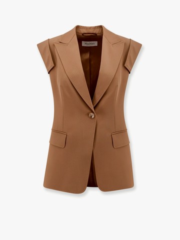 Bergamo sleeveless virgin wool blazer - MAX MARA - gender_Woman