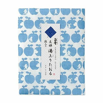 京友禪染浴巾 / 白雪公主 藍色