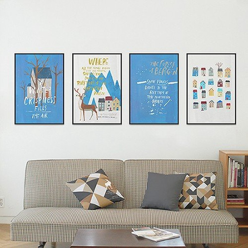 アート ポスター インテリア おしゃれ モダン 高級感 デザイン 北欧 おしゃれなアートフレーム 額縁 特大 アルミ製フレーム付 ノルウェーの森 452x649 通販 Lineポイント最大0 5 Get Lineショッピング