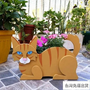 免運出貨💖貓咪花盆💖花園裝飾💖園藝裝飾品💖貓貓花盆💖盆栽💖植物花盆