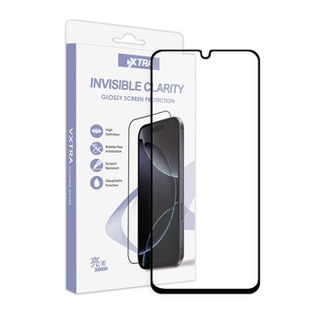 VXTRA 全膠貼合 vivo Y05 4G / Y21 5G 共用 滿版疏水疏油9H鋼化頂級玻璃貼 保護貼(黑)
