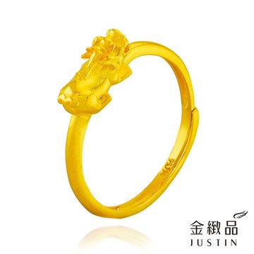 金緻品 黃金戒指 指尖貔貅 0.6錢 5G工藝