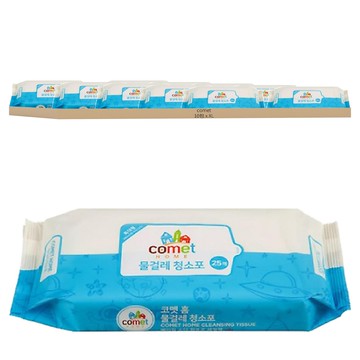 comet 清潔濕拖巾 25張  XL  10包