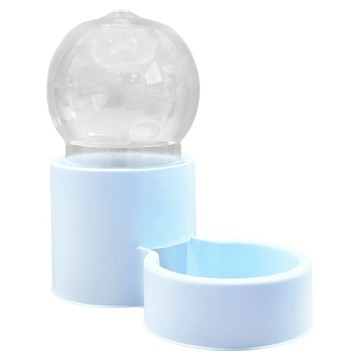 毛皇上 太空艙自動飲水器  1個  藍色  800ml