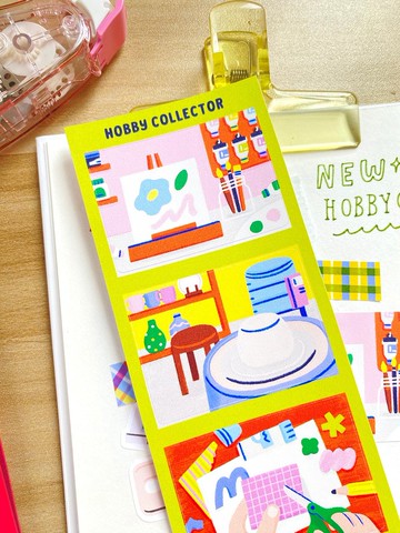 嗜好收藏家 四格連拍貼紙