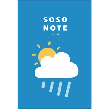 SOSO 32K空白厚筆記A