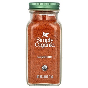 Simply Organic, 卡宴辣椒，2.5 盎司（71 克）