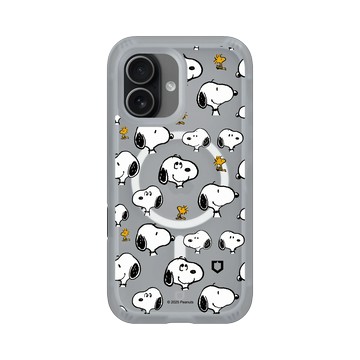 iPhone 17 AirX 流變灰 - 史努比 Snoopy - Sticker-Snoopy&胡士托
