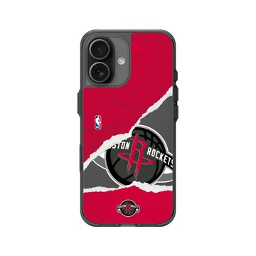 iPhone 17 Clear (相機按鈕) 酷墨灰 - NBA - 熱血系列-休士頓火箭 Houston Rockets - Sweat and Tears