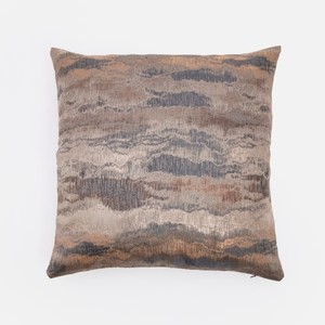 查莉緹花抱枕套50x50cm 大地紋