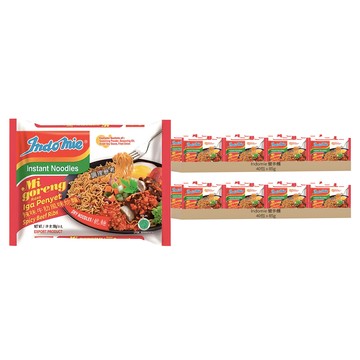 Indomie 營多麵 Iga Penyet 辣味牛肋風味炒麵  80包