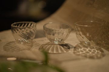 清透款・手工清酒杯 / 玻璃杯 | 玻璃熾造 工坊手作
