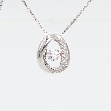 寶麗金珠寶-耀動925銀墜鍊