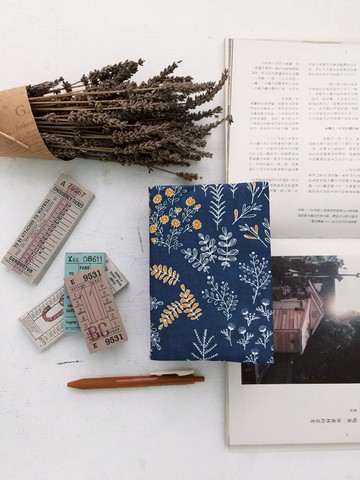 hairmo植物圖鑑手工書衣/書套(筆記本/日記/手帳)