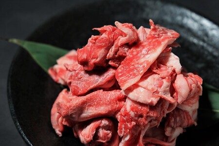 牛すじ肉:1kg 川岸畜産 (15-53)