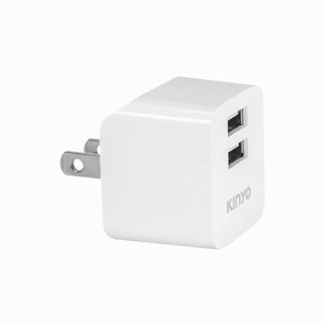 KINYO 2.4A雙孔USB充電器 CUH-220