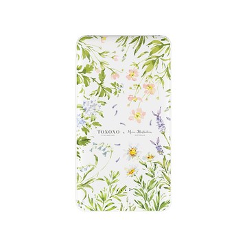 【TOXOXO】Meow Illustration｜粉花翠影：雙線快充10000mAh行動電源