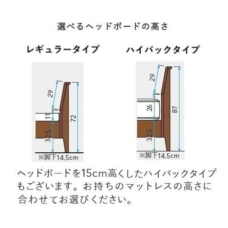 開梱設置送料無料] 10年保証 飛騨産業製 ベッドフレーム 月光（GEKKOU