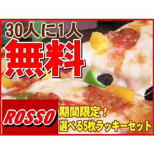 30人に1人が無料！選べるピザ5枚ラッキーセット 送料無料 クール料108円