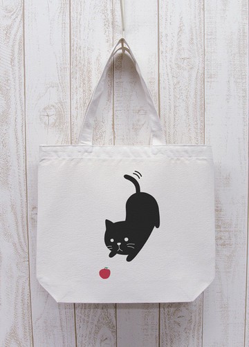 Niten Zero Nyan Outing Tote Aim for Apple Natural / R015-BT-NA