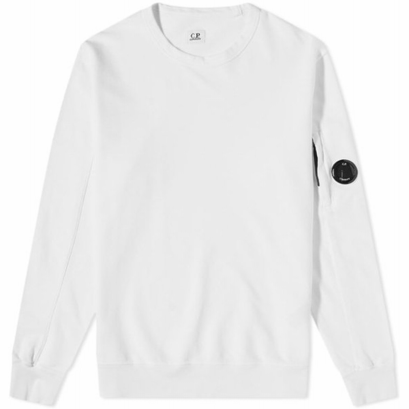 シーピーカンパニー メンズ パーカー・スウェットシャツ アウター Lens Arm Quarter Zip Sweatshirt
