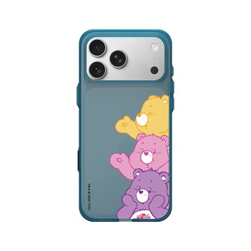 iPhone 17 Pro Max Clear (相機按鈕) 夜幕藍 - Care Bears - 疊疊樂